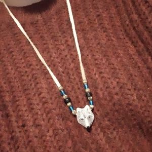 Wolf pendant necklace